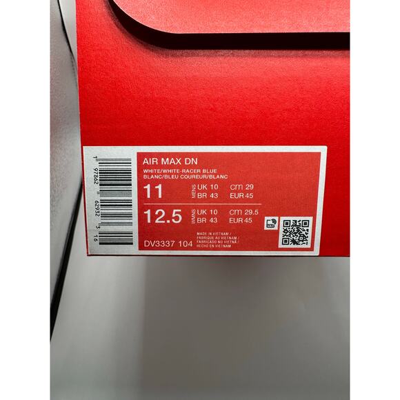 Nike Air Max DN “White Racer Blue Bright Crimson” size 11 men’s - Picture 7 of 7